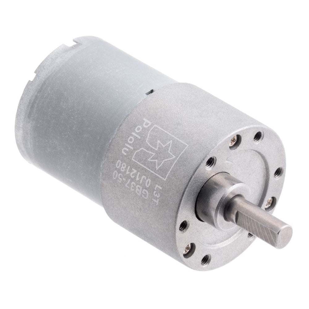 Pololu 12V 50:1 37D 12V Metal Gearmotor by Pololu - The Pi Hut