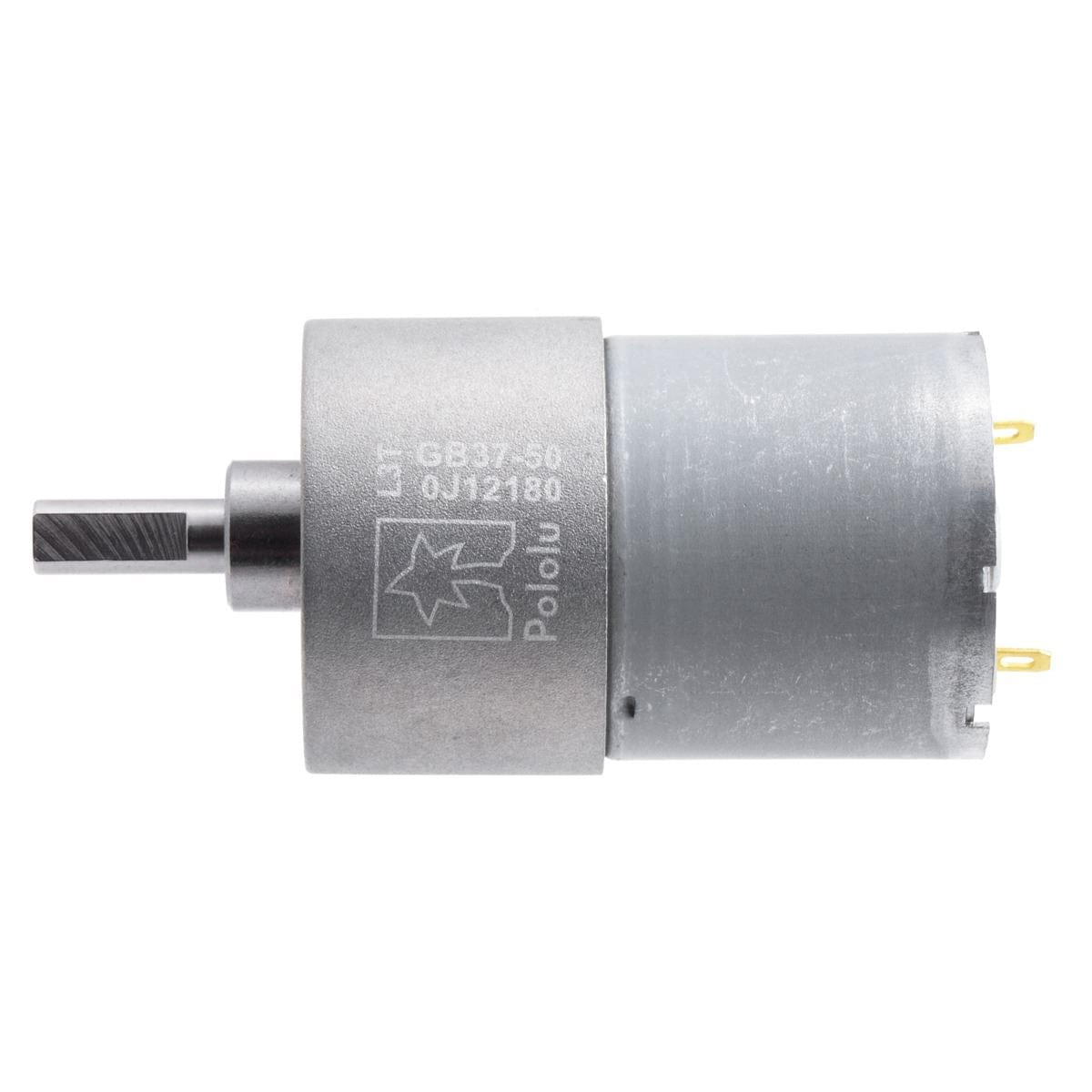 Pololu 12V 50:1 37D 12V Metal Gearmotor by Pololu - The Pi Hut