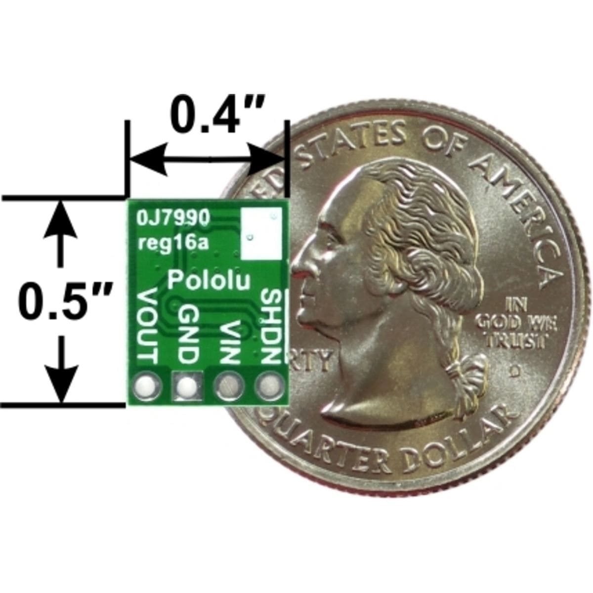 Pololu 3.3V, 500mA Step-Down Voltage Regulator D24V5F3 - The Pi Hut