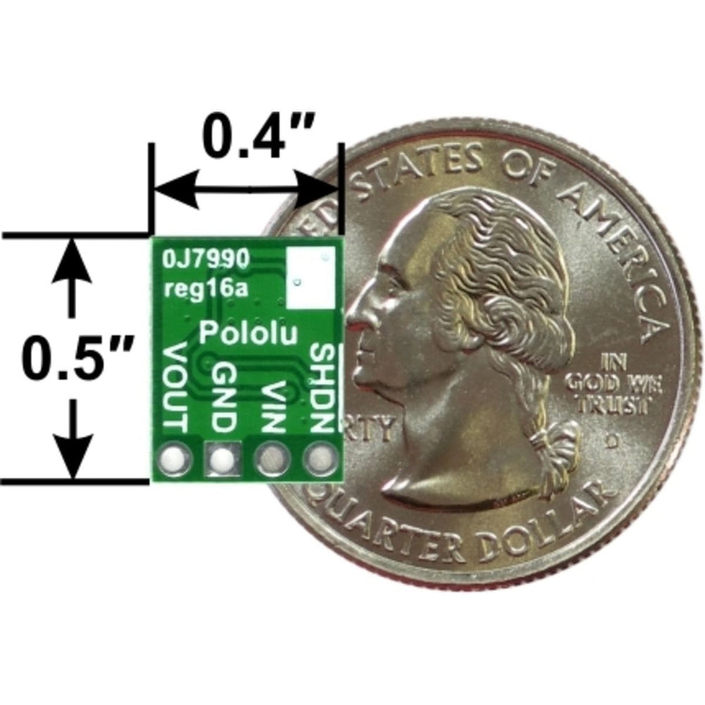 Pololu 3.3V, 500mA Step-Down Voltage Regulator D24V5F3 by Pololu - The Pi Hut