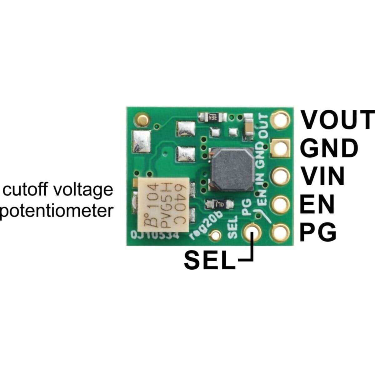 Pololu 3.3V Step-Up/Down Voltage Regulator with Adjustable Low-Voltage Cut-off - The Pi Hut