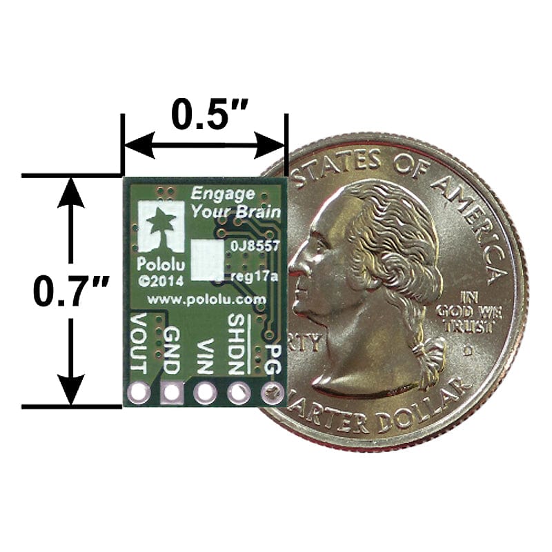 Pololu 5V 1A Step-Down Voltage Regulator (D24V10F5) by Pololu - The Pi Hut