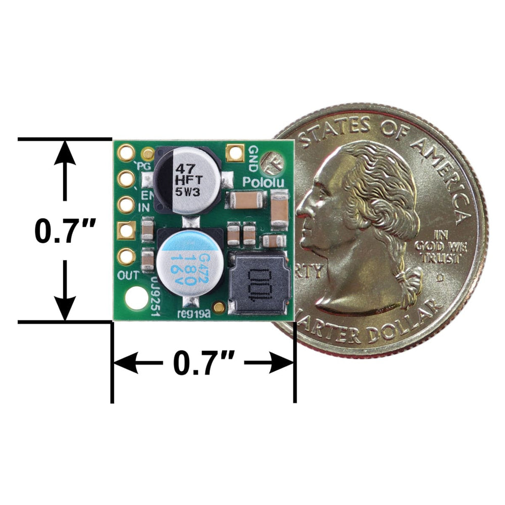 Pololu 5V 2.5A Step-Down Voltage Regulator (D24V22F5) - The Pi Hut