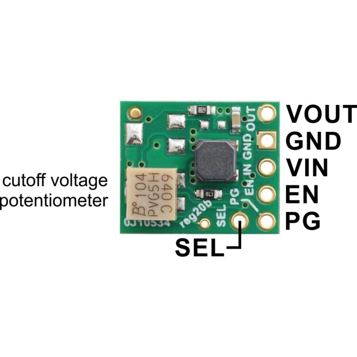 Pololu 5V Step-Up/Down Voltage Regulator with Adjustable Low-Voltage Cut-off - The Pi Hut