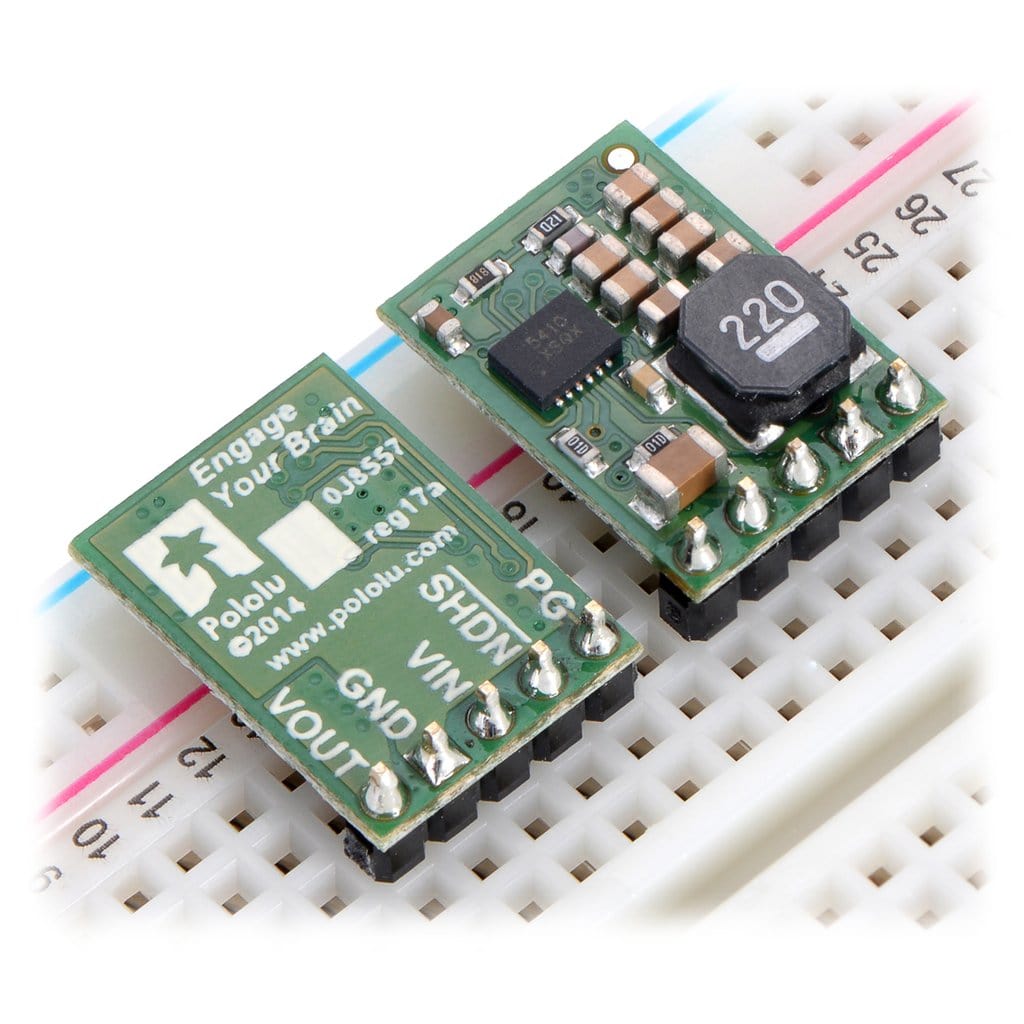 Pololu 9V, 1A Step-Down Voltage Regulator D24V10F9 - The Pi Hut