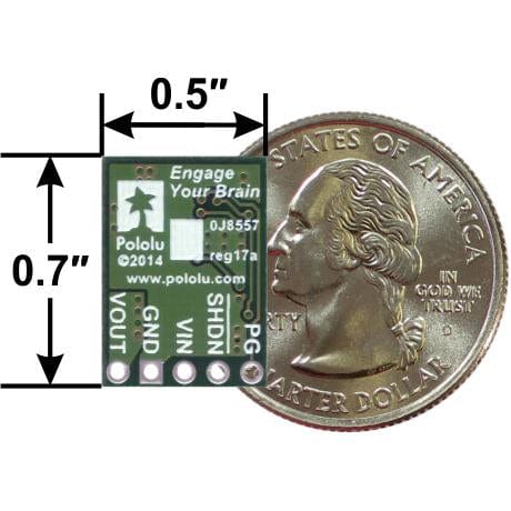 Pololu 9V, 1A Step-Down Voltage Regulator D24V10F9 - The Pi Hut