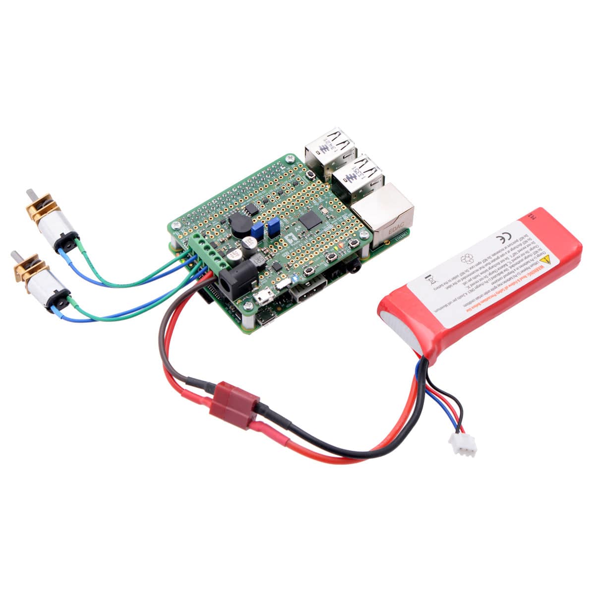 Pololu A-Star 32U4 Robot Controller SV with Raspberry Pi Bridge by Pololu - The Pi Hut
