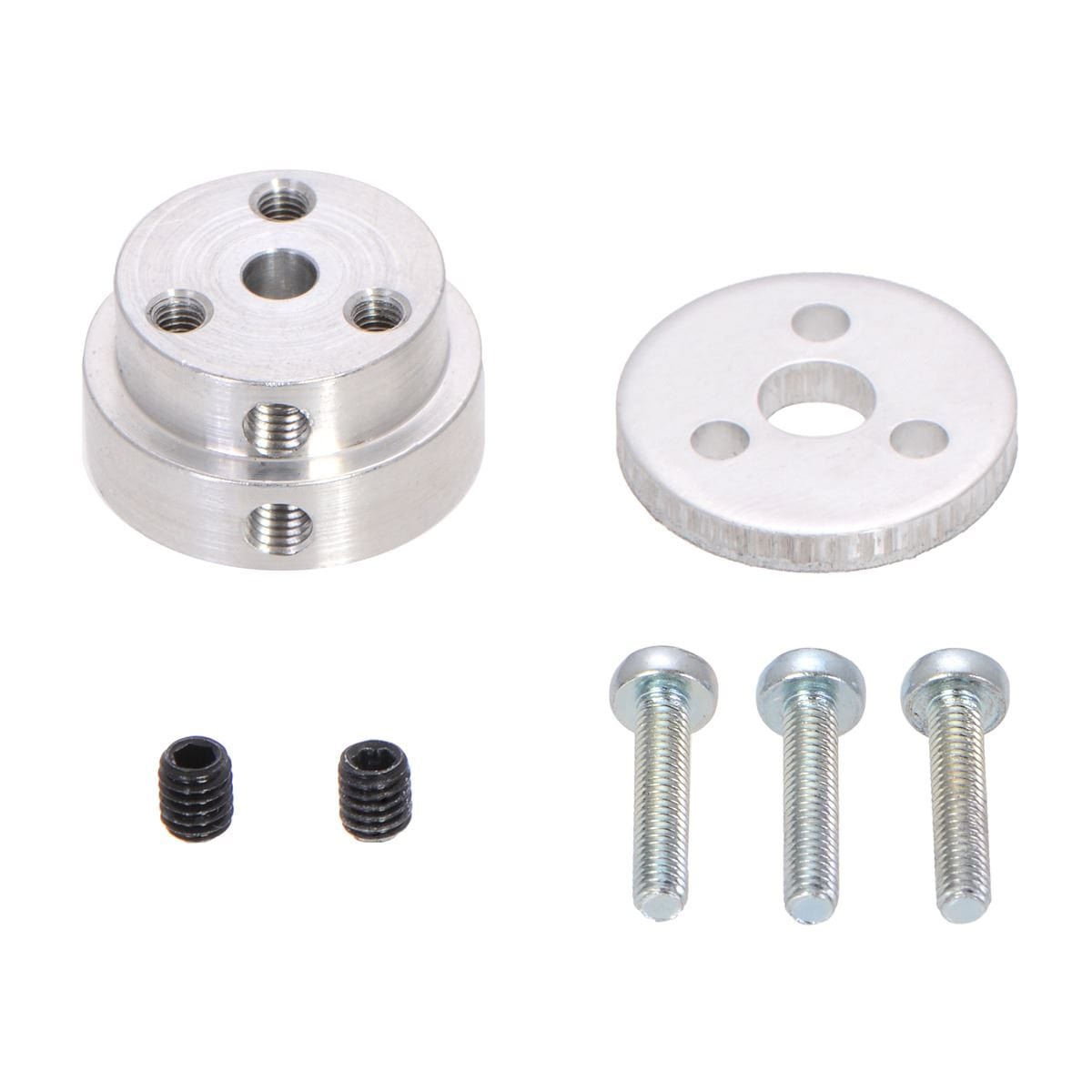 Pololu Aluminium Scooter Wheel Adapter for 4mm Shaft - The Pi Hut