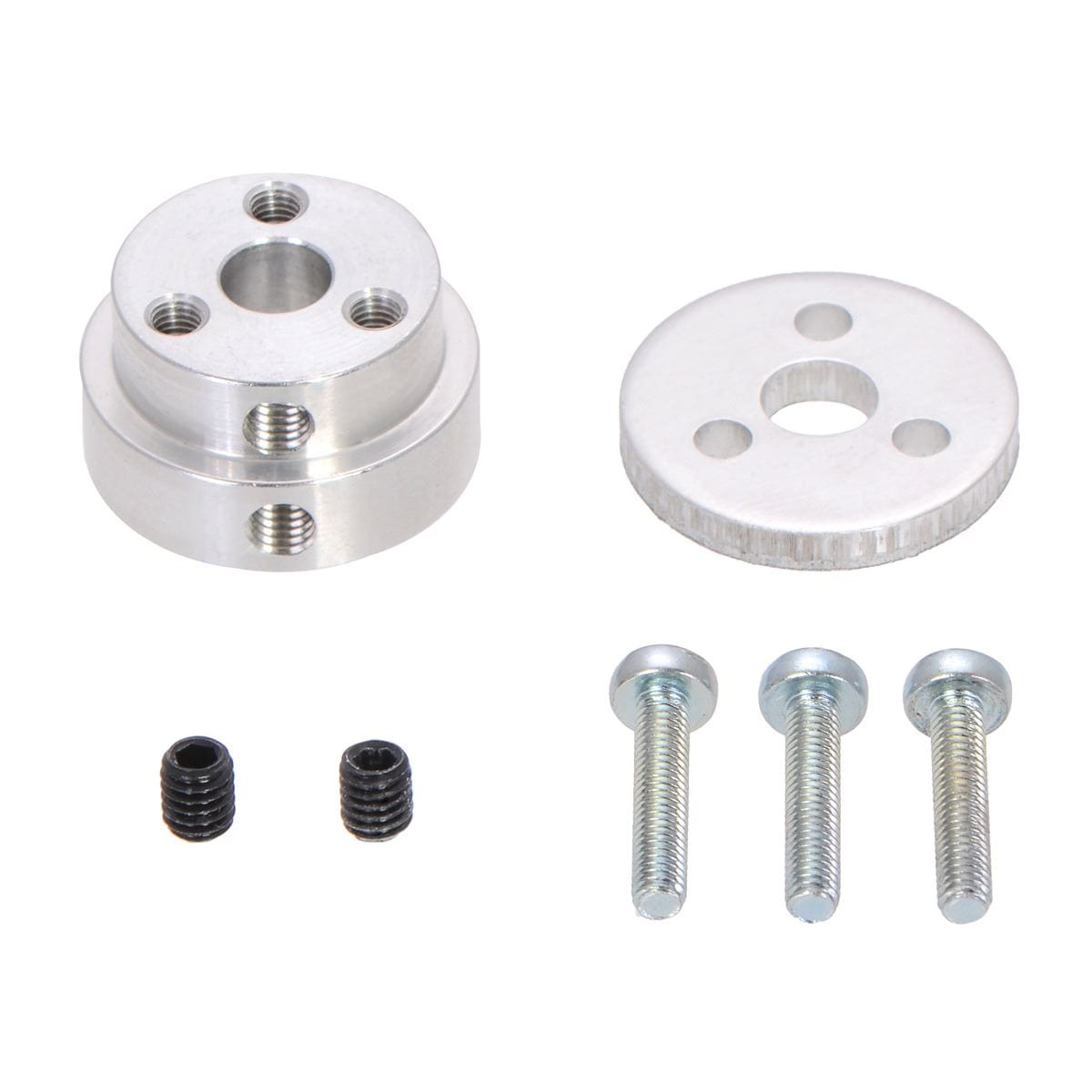 Pololu Aluminum Scooter Wheel Adapter for 6mm Shaft by Pololu - The Pi Hut