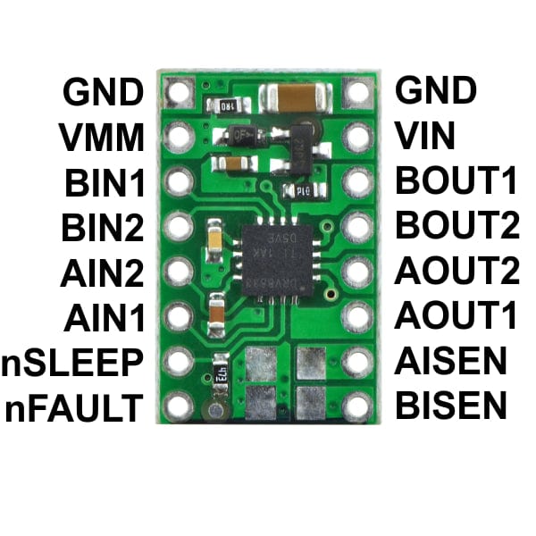 Pololu DRV8833 Dual Motor Driver Carrier by Pololu - The Pi Hut