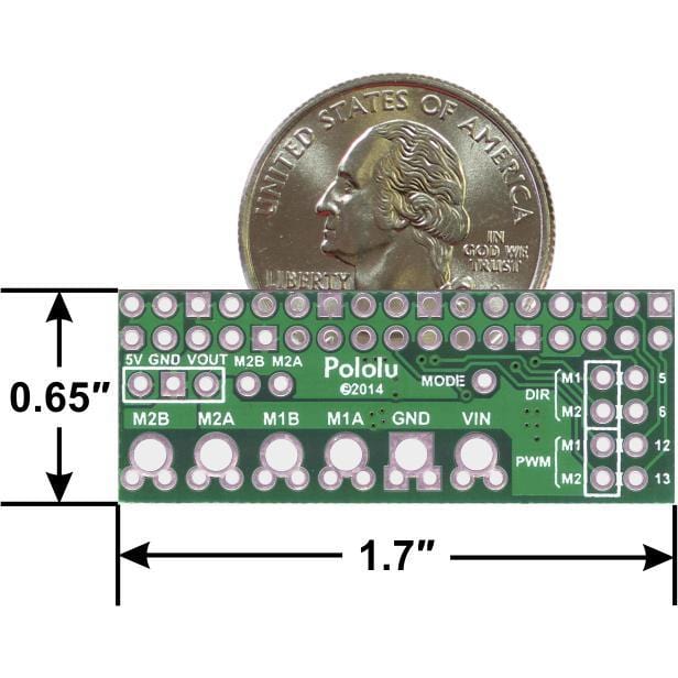 Pololu DRV8835 Dual Motor Driver Kit for Raspberry Pi by Pololu - The Pi Hut