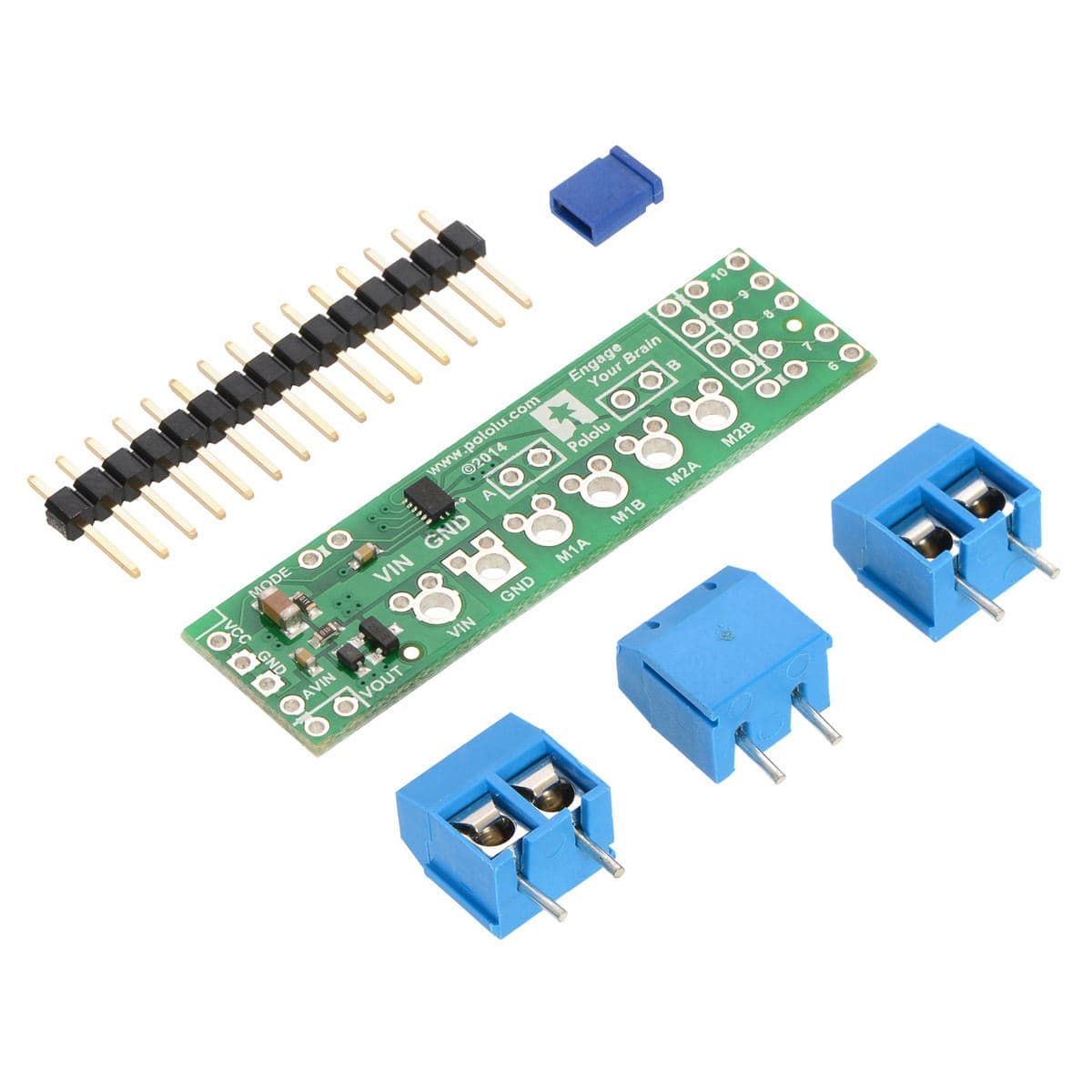 Pololu DRV8835 Dual Motor Driver Shield for Arduino by Pololu - The Pi Hut