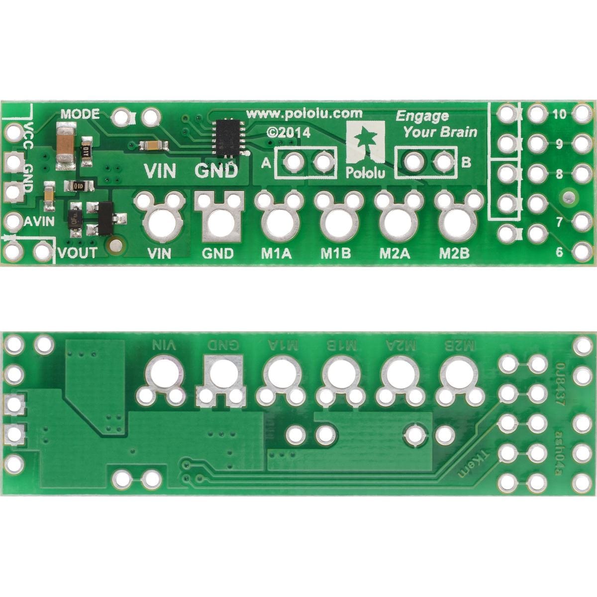 Pololu DRV8835 Dual Motor Driver Shield for Arduino by Pololu - The Pi Hut