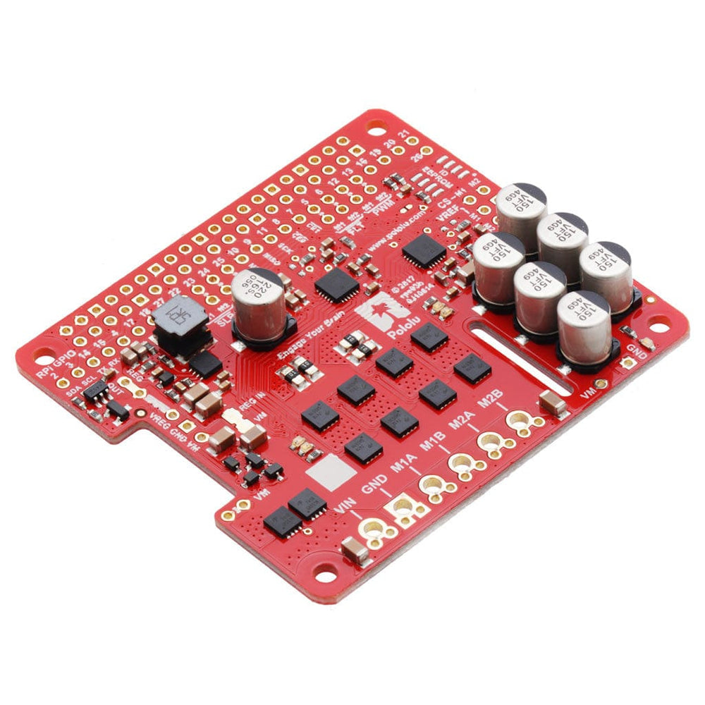 Pololu Dual G2 High-Power Motor Driver for Raspberry Pi by Pololu - The Pi Hut