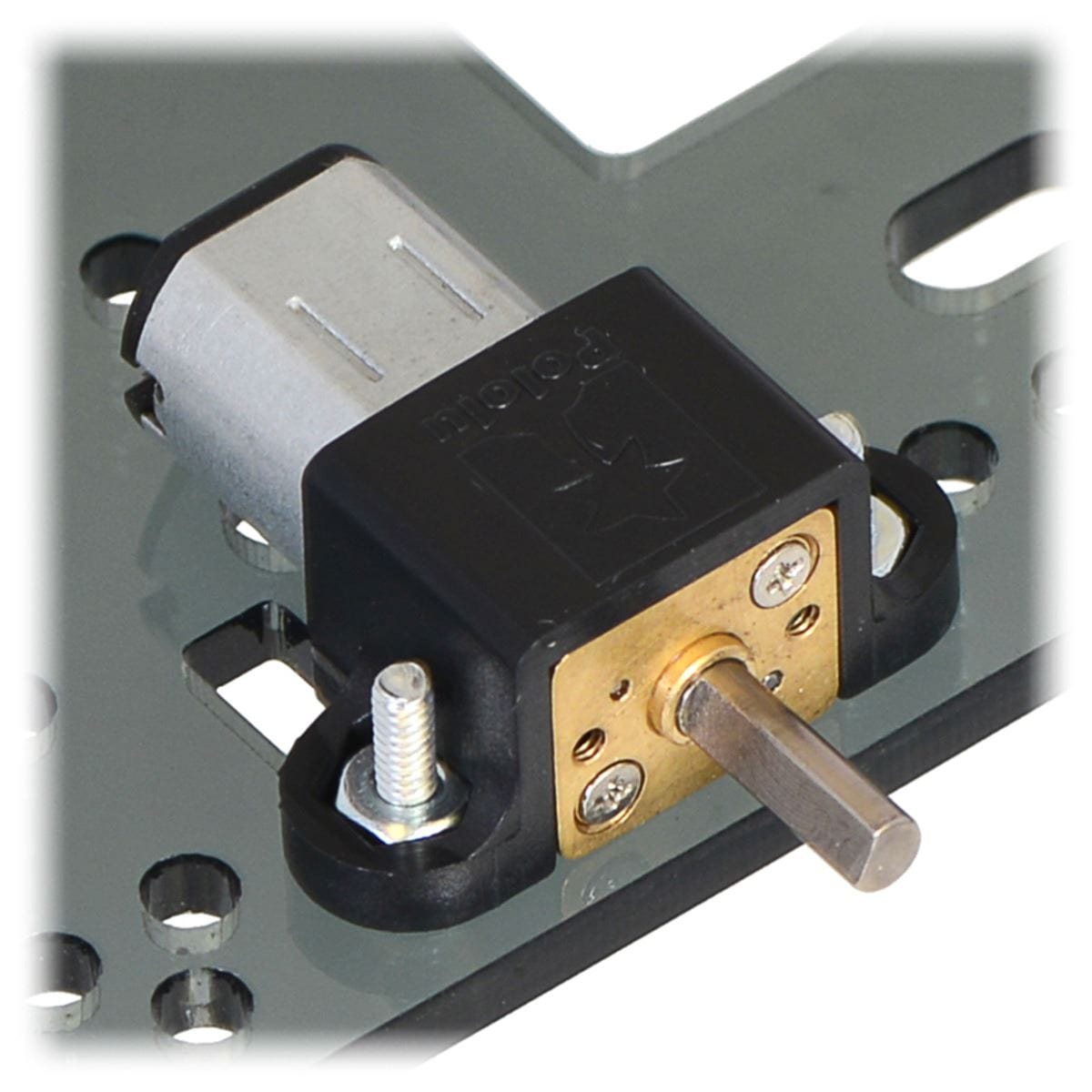 Pololu Micro Metal Gearmotor Bracket Pair - White by Pololu - The Pi Hut