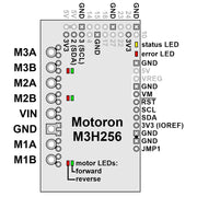 Pololu Motoron M3H256 Triple Motor Controller for Raspberry Pi (Soldered) - The Pi Hut