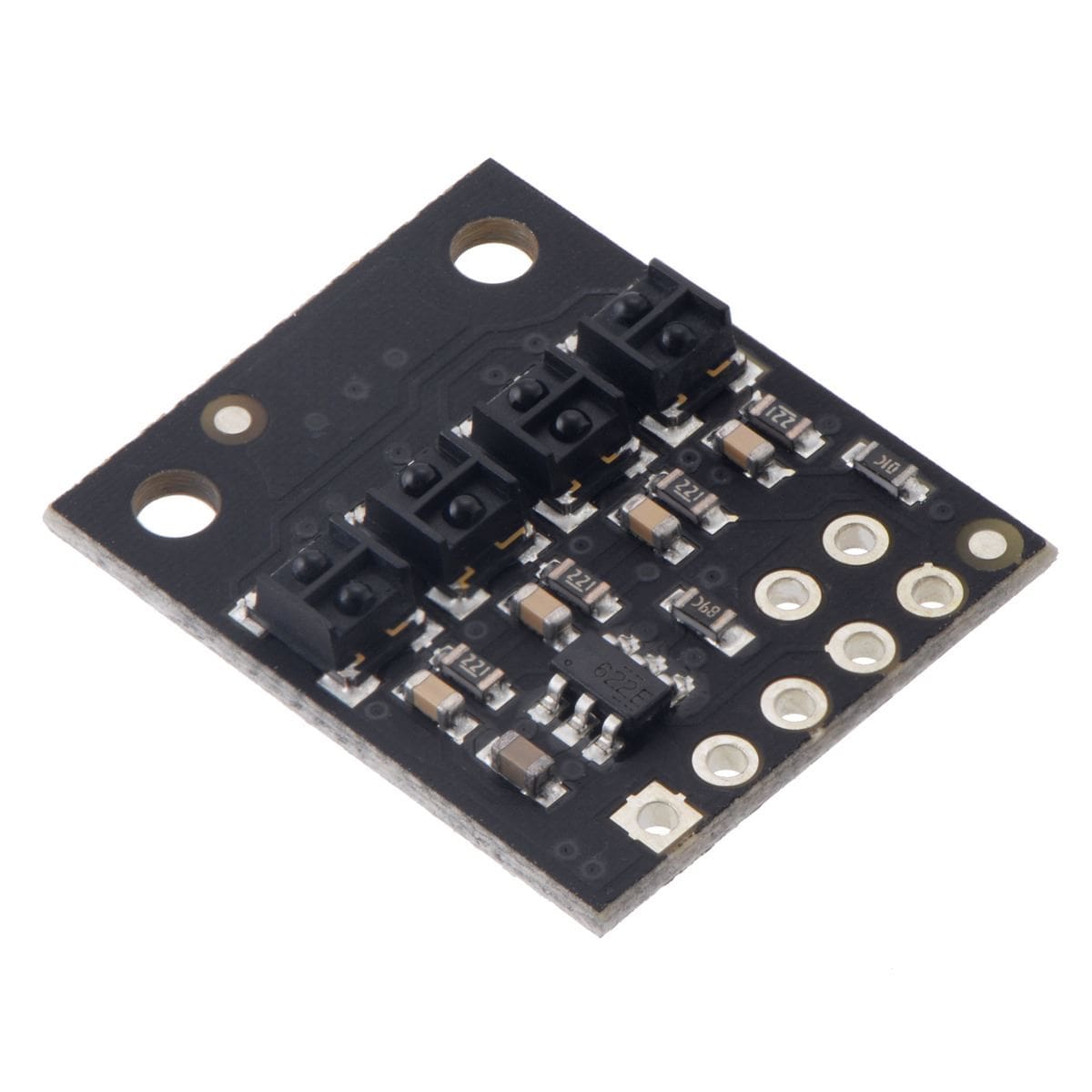 Pololu QTRX-HD-04RC Reflectance Sensor Array: 4-Channel, 4mm Pitch, RC by Pololu - The Pi Hut
