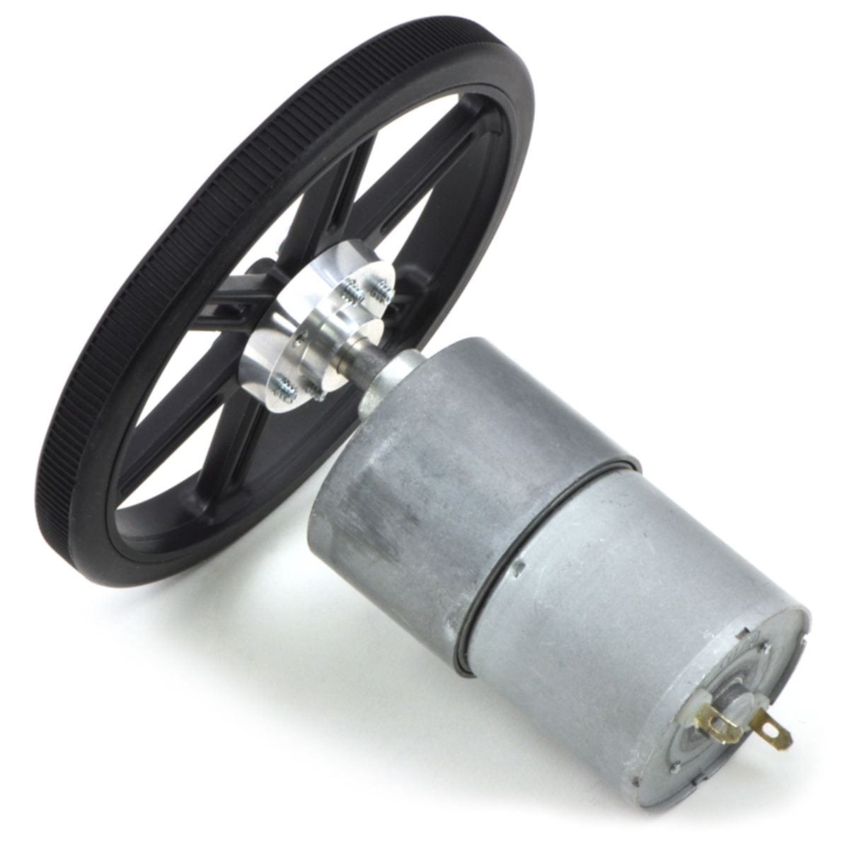 Pololu Universal Aluminium Mounting Hub for 6mm Shafts - #4-40 Holes (2-Pack) by Pololu - The Pi Hut