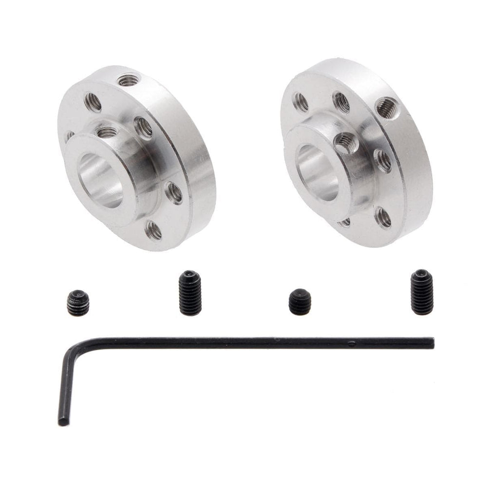 Pololu Universal Aluminium Mounting Hub for 8mm Shafts - M3 Holes (2-Pack) by Pololu - The Pi Hut