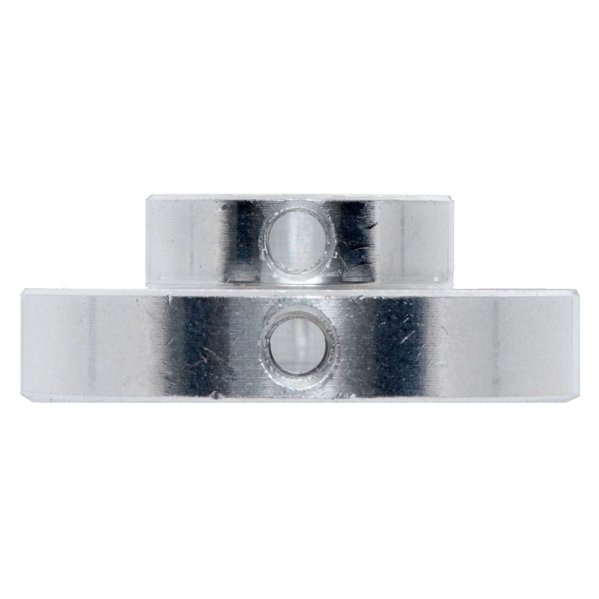 Pololu Universal Aluminium Mounting Hub for 8mm Shafts - M3 Holes (2-Pack) by Pololu - The Pi Hut