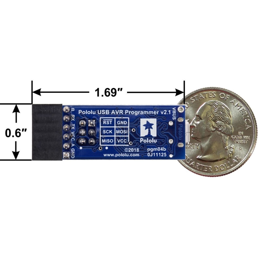 Pololu USB AVR Programmer v2.1 - The Pi Hut