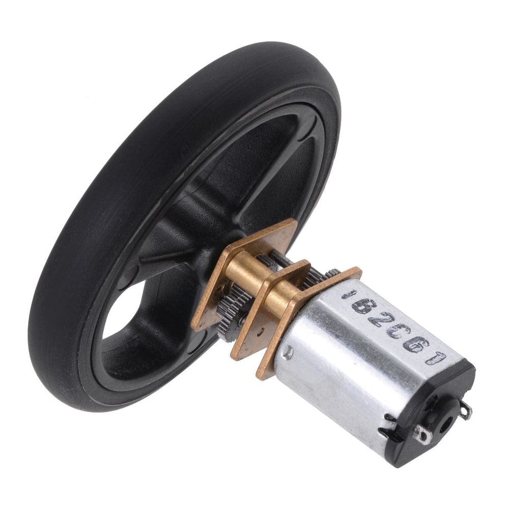 Pololu Wheel 40x7mm Pair - Black by Pololu - The Pi Hut