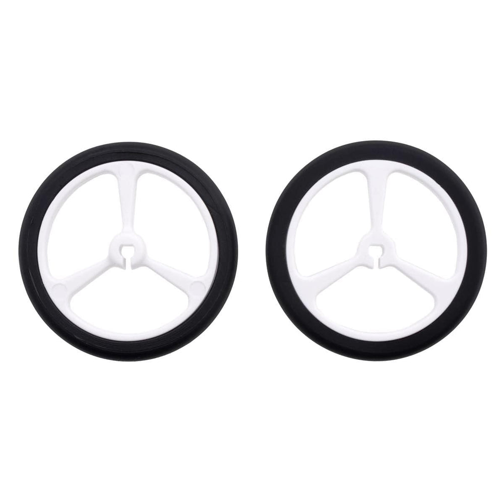 Pololu Wheel 40x7mm Pair - White by Pololu - The Pi Hut