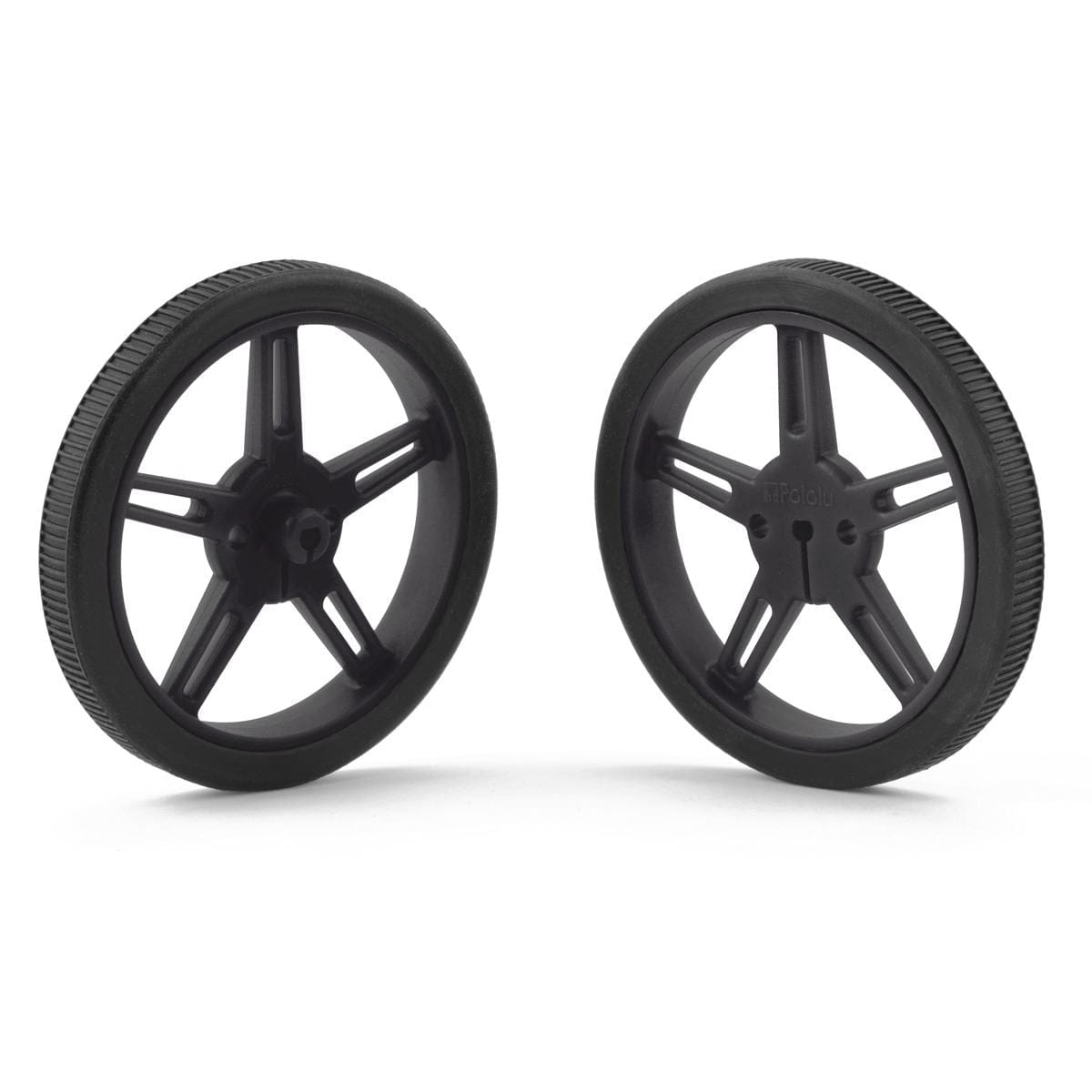 Pololu Wheel 60×8mm Pair - Black by Pololu - The Pi Hut