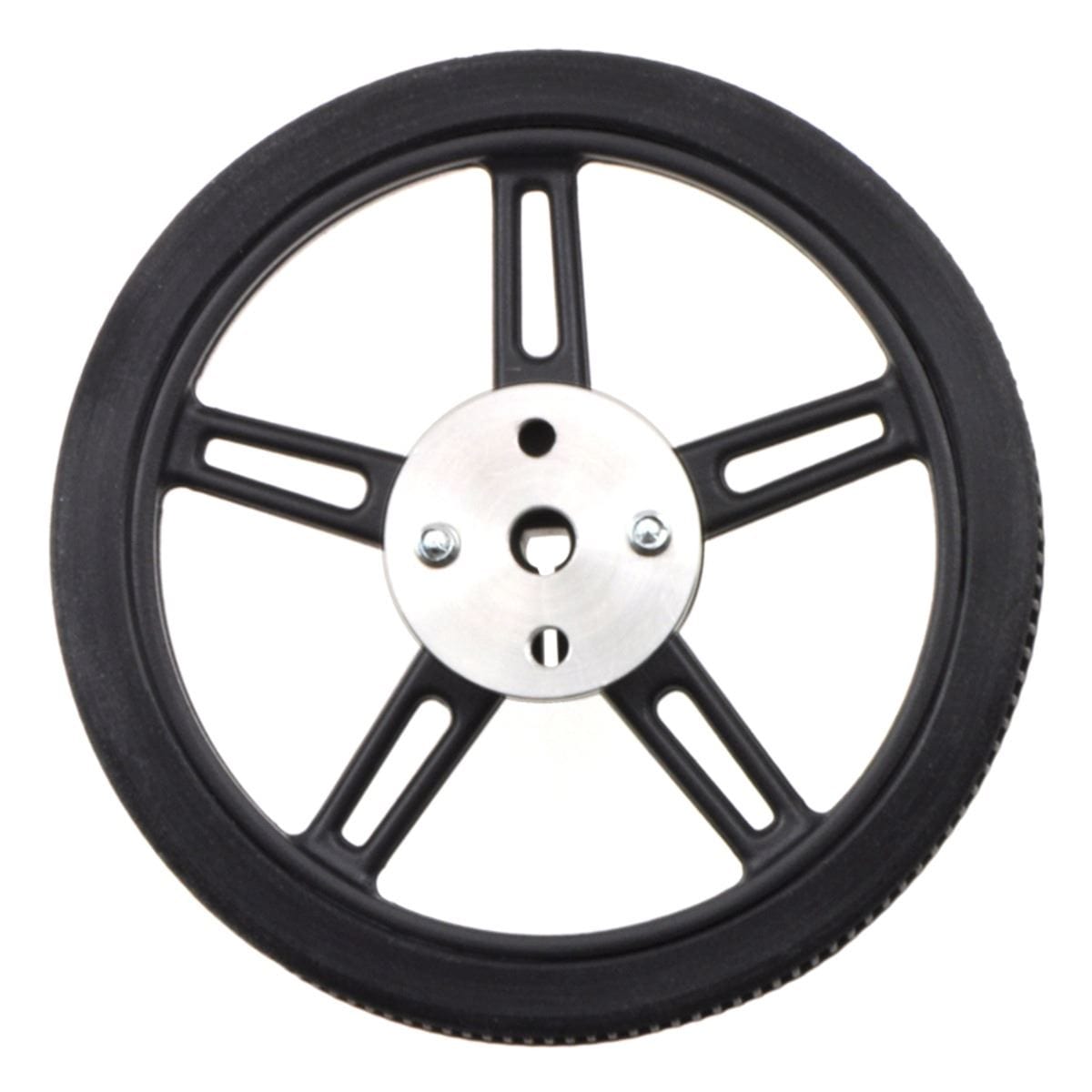 Pololu Wheel 60×8mm Pair - Black by Pololu - The Pi Hut