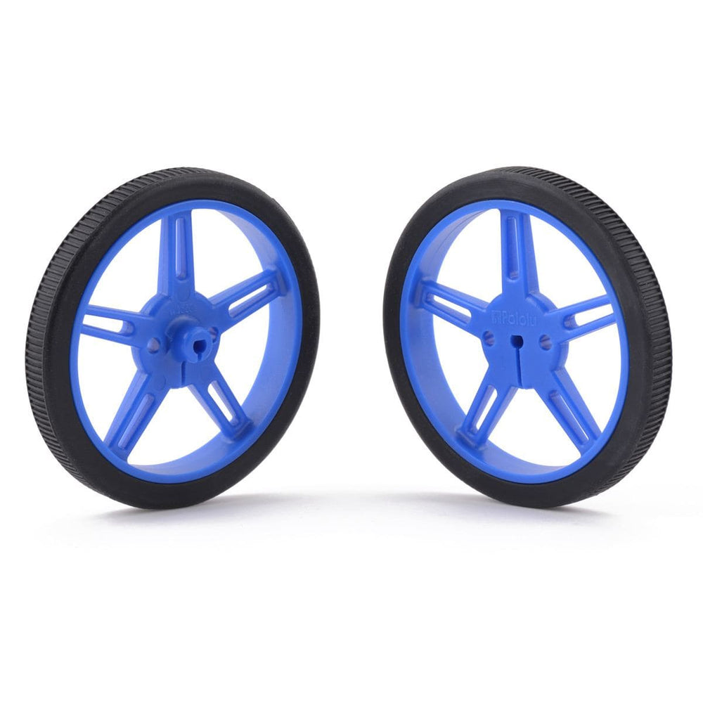 Pololu Wheel 60×8mm Pair - Blue by Pololu - The Pi Hut