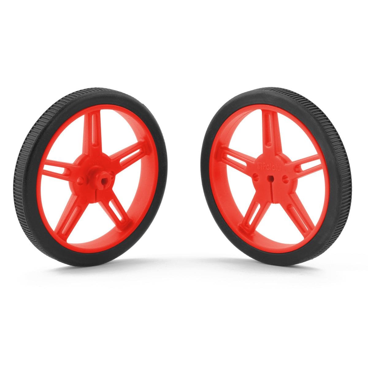 Pololu Wheel 60×8mm Pair - Red by Pololu - The Pi Hut