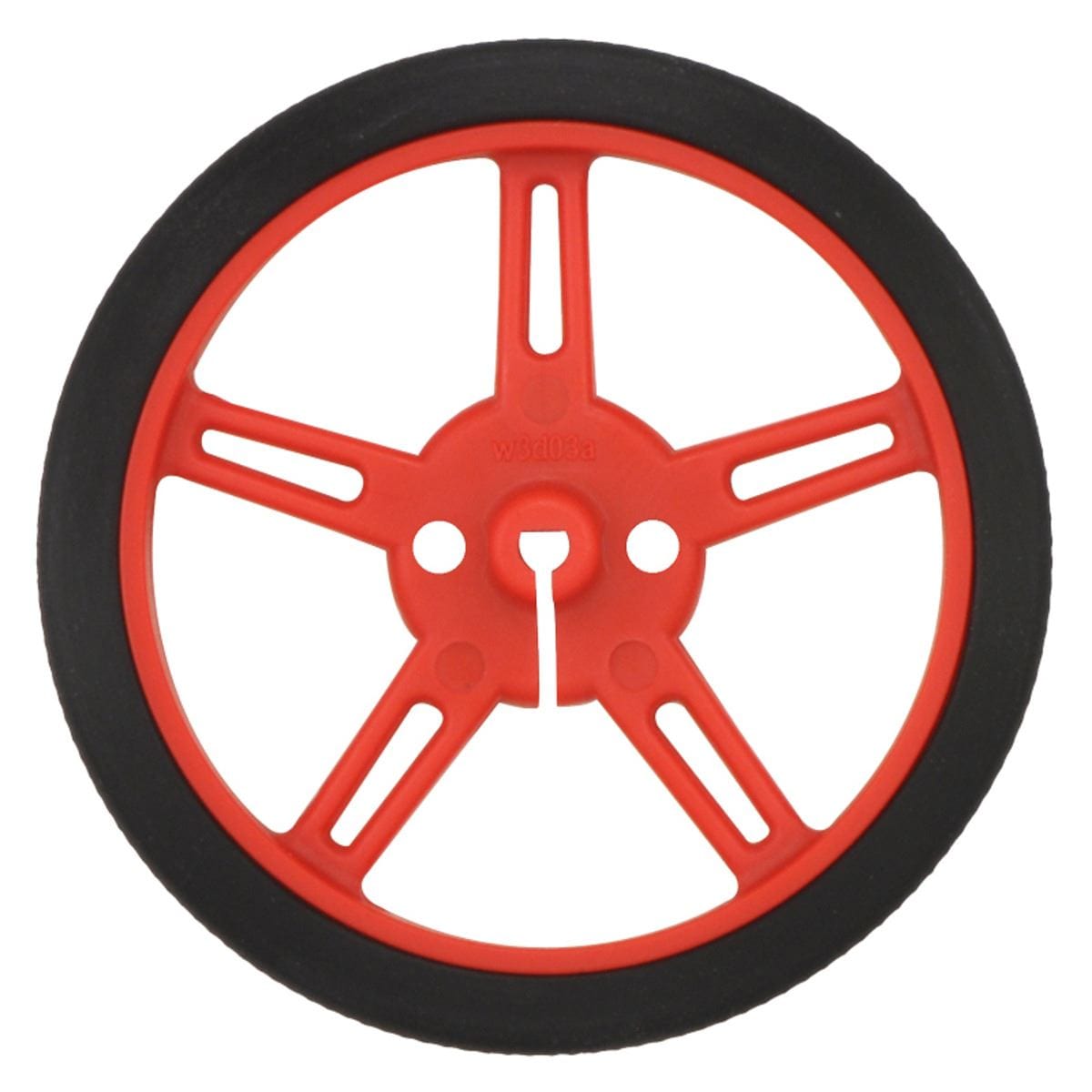 Pololu Wheel 60×8mm Pair - Red by Pololu - The Pi Hut