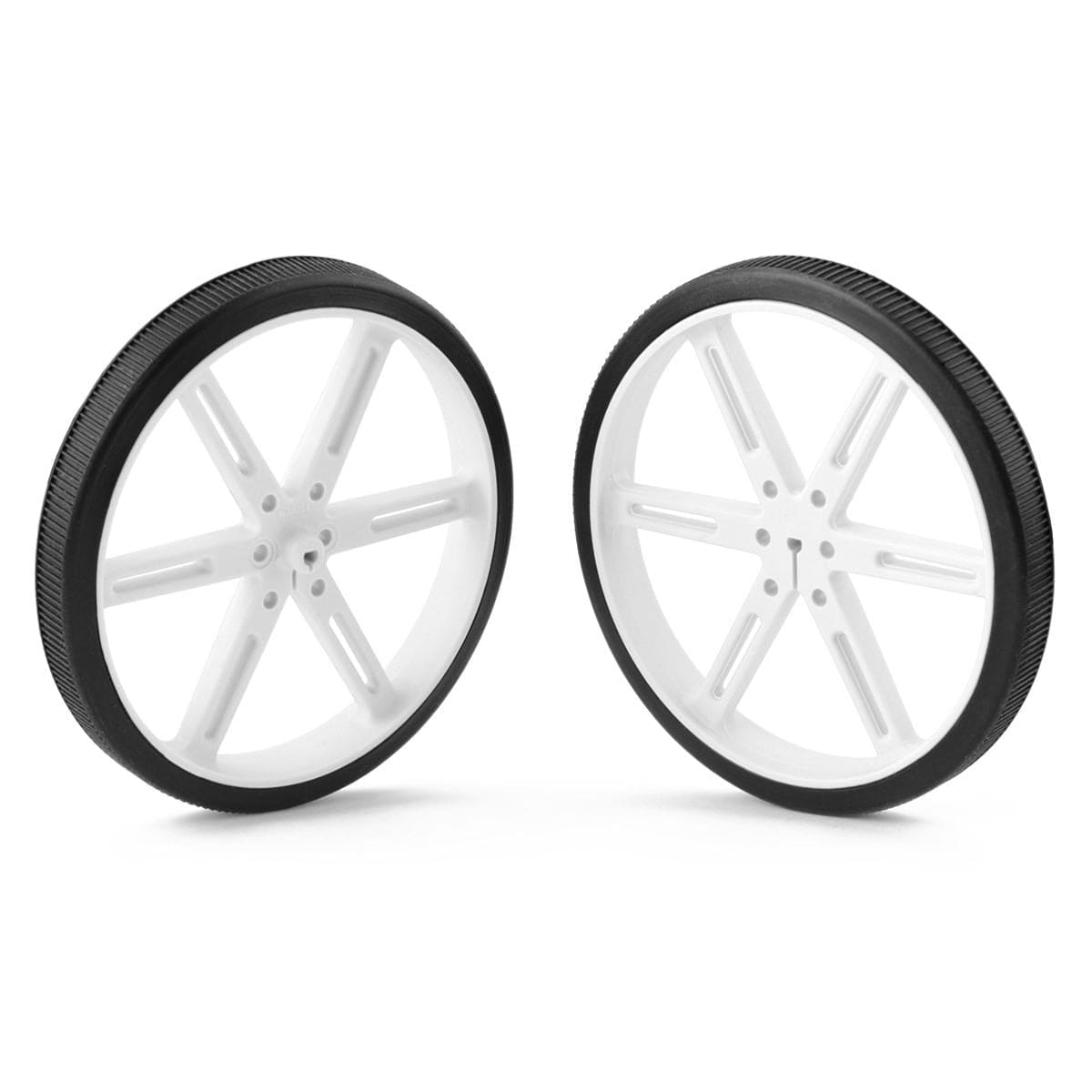 Pololu Wheel 90x10mm Pair - White by Pololu - The Pi Hut