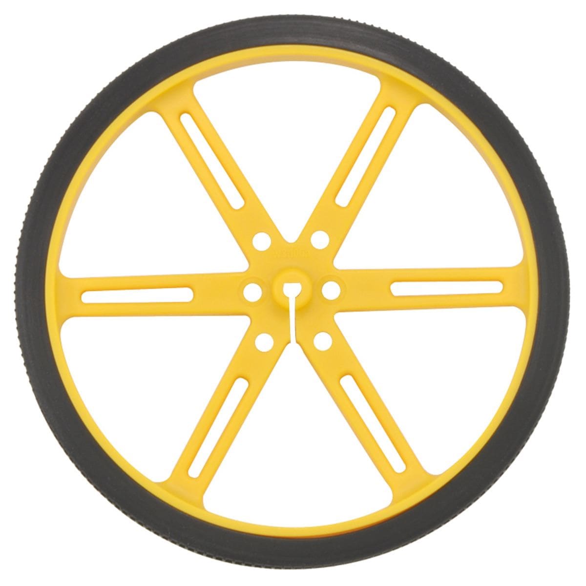 Pololu Wheel 90X10mm Pair - Yellow by Pololu - The Pi Hut