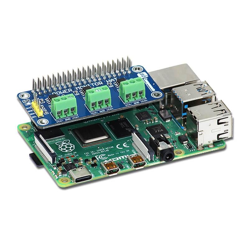 Power Monitoring HAT for Raspberry Pi by SBC - The Pi Hut