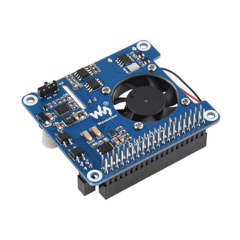Power over Ethernet HAT for Raspberry Pi 4/3B+ (12V & 5V outputs) by Waveshare - The Pi Hut