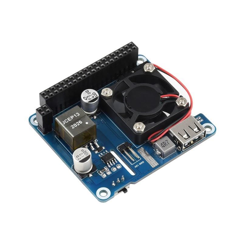Power over Ethernet HAT for Raspberry Pi 4/3B+ (12V & 5V outputs) by Waveshare - The Pi Hut