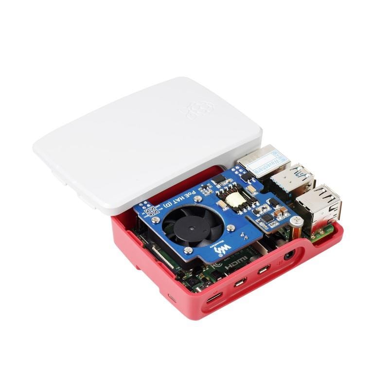 Power over Ethernet (PoE) HAT (D) for Raspberry Pi by Waveshare - The Pi Hut