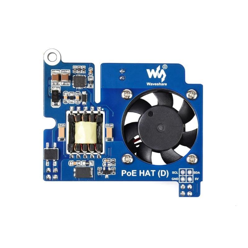 Power over Ethernet (PoE) HAT (D) for Raspberry Pi by Waveshare - The Pi Hut