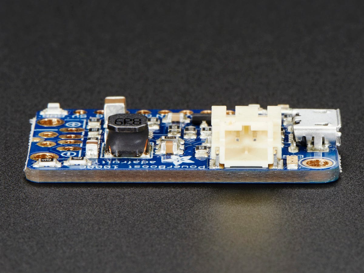 PowerBoost 1000 Charger - Rechargeable 5V Lipo USB Boost @ 1A (1000C) by Adafruit - The Pi Hut