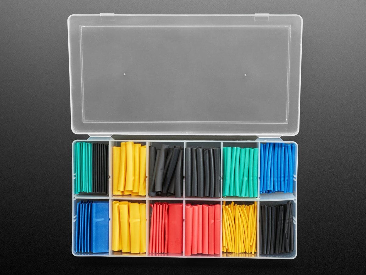 Pre-Cut Multi-Colored Heat Shrink Pack Kit - 280 pcs by The Pi Hut - The Pi Hut