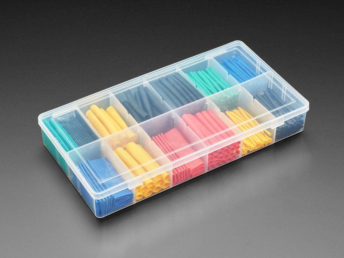 Pre-Cut Multi-Colored Heat Shrink Pack Kit - 280 pcs by The Pi Hut - The Pi Hut