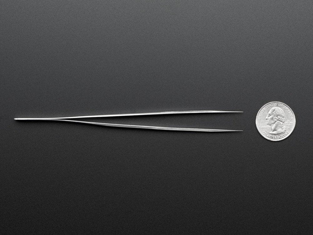 Precision Straight Tweezers - Rhino SW-11 by The Pi Hut - The Pi Hut