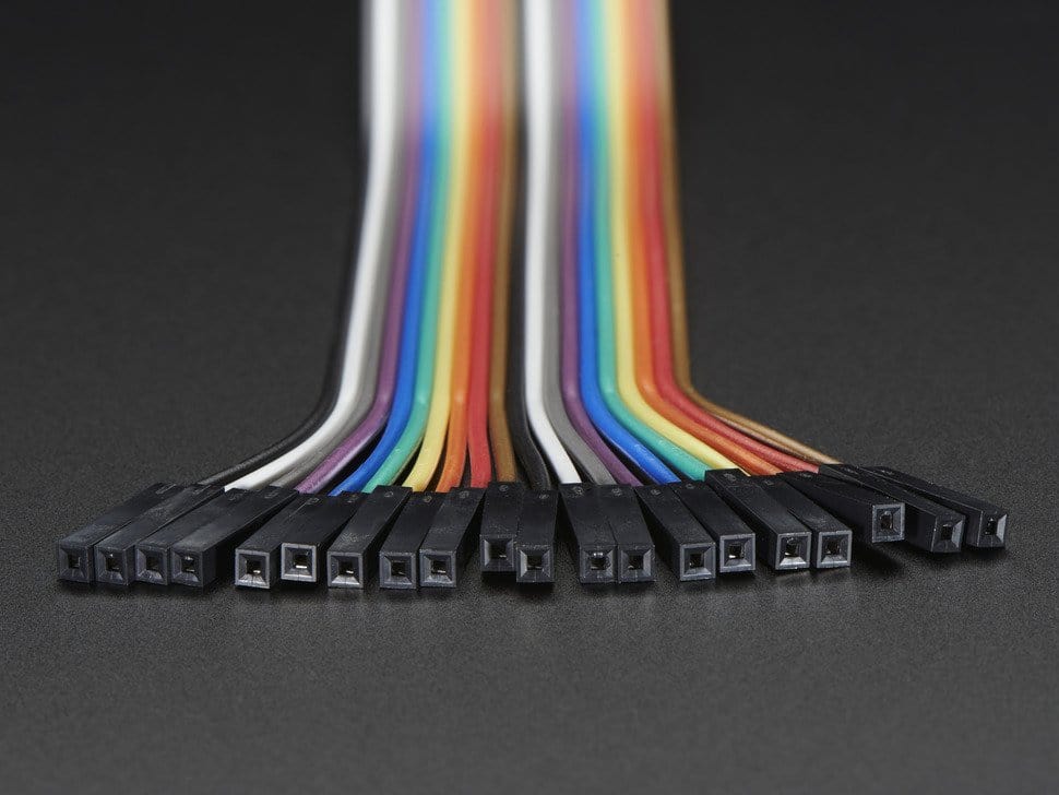 Premium Female/Male 'Extension' Jumper Wires - 20 x 12" by The Pi Hut - The Pi Hut