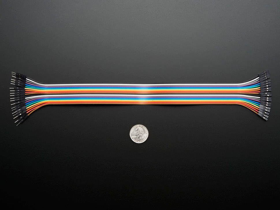 Premium Female/Male 'Extension' Jumper Wires - 20 x 12" by The Pi Hut - The Pi Hut