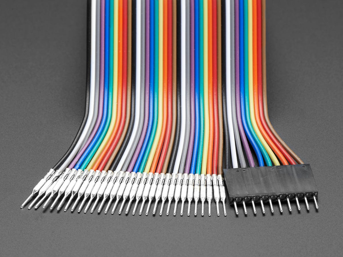 Premium Male/Male Raw Jumper Wires - 40 x 6" (150mm) by The Pi Hut - The Pi Hut