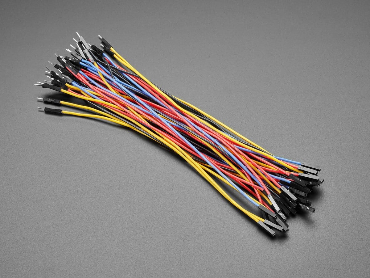 Premium Silicone Covered Extension Jumper Wires - 200mm x 40 by The Pi Hut - The Pi Hut