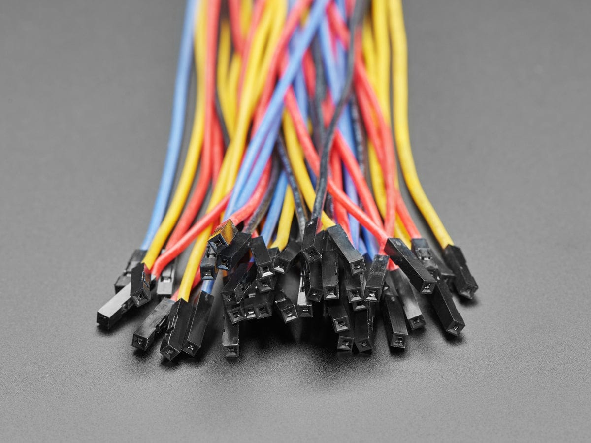 Premium Silicone Covered Extension Jumper Wires - 200mm x 40 by The Pi Hut - The Pi Hut