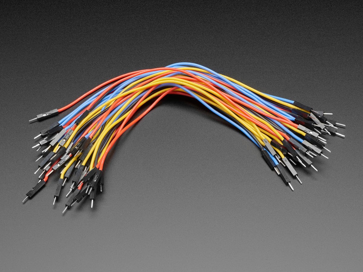 Premium Silicone Covered Male-Male Jumper Wires - 200mm x 40 by The Pi Hut - The Pi Hut