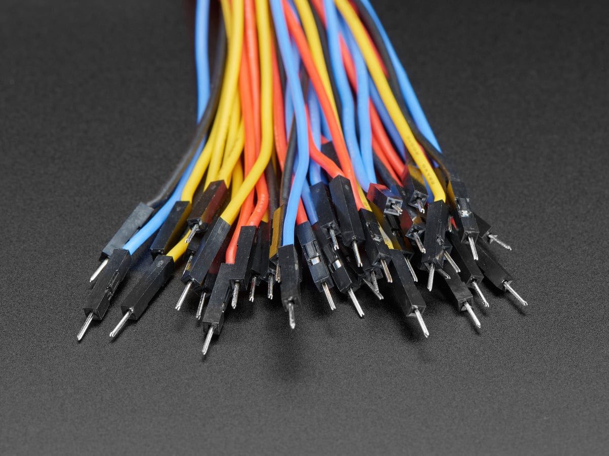 Premium Silicone Covered Male-Male Jumper Wires - 200mm x 40 by The Pi Hut - The Pi Hut